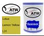 Preview: Lotus, Lemon Yellow, L31: 500ml Lackdose, von ATW Autoteile West.